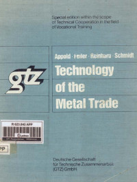 Image of Technology of The Metal Trade
