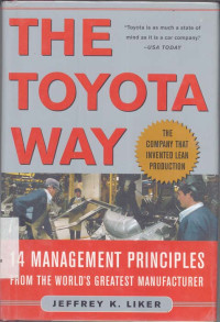 Image of The Toyota Way: 14 Management Principles From the World's Greatest Manufacturer