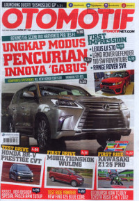 Image of OTOMOTIF no. 43/XXV. Ungkap Modus Pencurian Innova 'GABUS'