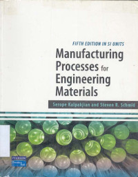 Image of Manufacturing Processes for Engineering Materials