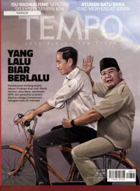 Image of TEMPO : Yang Lalu Biar Berlalu
