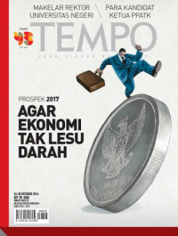 Image of TEMPO : Prospek 2017 Agar ekonomi tak lesu darah