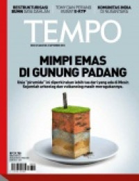 Image of TEMPO edisi 4174. Mimpi Emas di Gunung Padang
