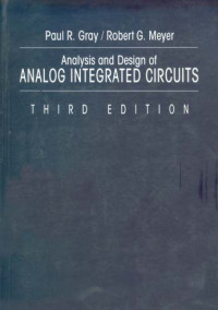 Image of Analysis And Design of Analog Integrated Circuits 3ed