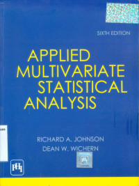 Image of Applied Multivariate Statistical Analysis 6ed