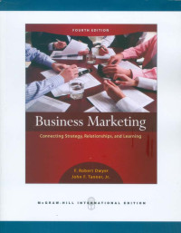 Image of Business Marketing: Connecting Strategy, Relationships,and Learning 4ed