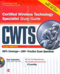 Image of CWTS. Certified Wireless Technology Specialist Study Guide