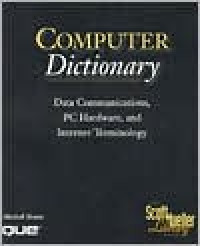 Image of Computer Dictionary. Data Communications, PC Hardware, and Internet Terminology