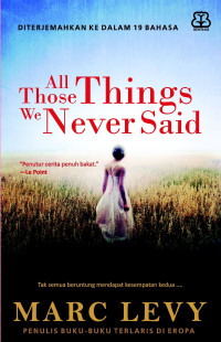 Image of All Those Things We Never Said