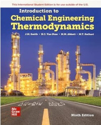 Image of Introduction to Chemical Engineering Thermodynamics, 9th Ed