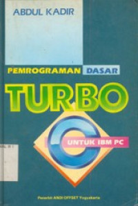 Image of Pemrograman Dasar Turbo C untuk IBM PC