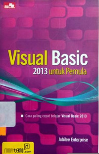 Image of Visual Basic 2013 Untuk Pemula