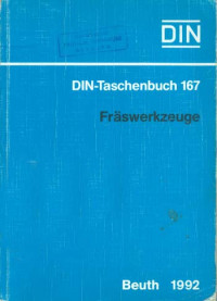 Image of DIN-Taschenbuch 167. Fräswerkzeuge
