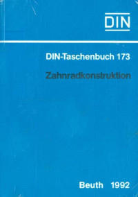 Image of DIN-Taschenbuch 173. Zahnradkonstruktion