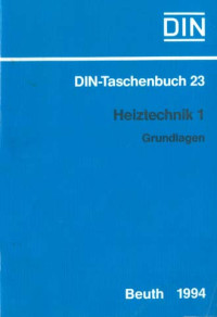 Image of DIN-Taschenbuch 23. Heiztechnik 1: Grundlagen