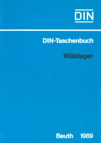 Image of DIN-Taschenbuch 24: Wälzlager
