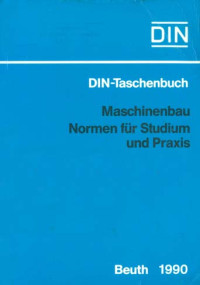 Image of DIN-Taschenbuch 3. Maschinenbau Normen Für Studium Und Praxis
