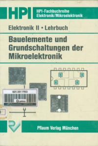 Image of Elektronik II: Lehrbuch. Bauelemente Und Grundschaltungen Der Mikroelektronik