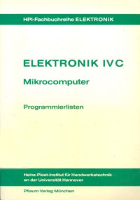 Image of Elektronik IV C: Mikrocomputer Programmierlisten