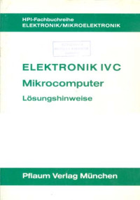 Image of Elektronik IV C: Mikrocomputer Lösungshinweise