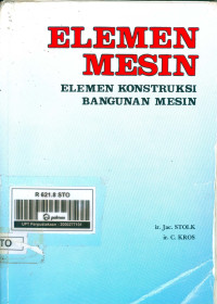 Image of Elemen Mesin: Elemen Konstruksi Bangunan Mesin