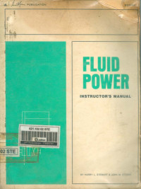 Image of Fluid Power, Instructor's Manual