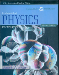 Image of Fundamentals of Physics Extended 8e