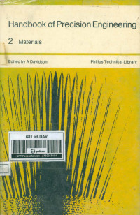 Image of Handbook of Precision Engineering 2: Materials
