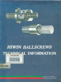 Image of Hiwin Ballscrews Technical Information