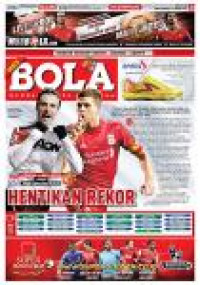 Image of BOLA edisi 2166.  Hentikan Rekor