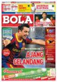 Image of BOLA edisi 2167.  Ajang Gelandang