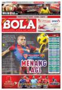 Image of BOLA edisi 2169.  Menang Lagi