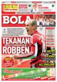 Image of BOLA edisi 2170.  Tekanan Robben