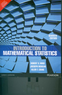 Image of Introduction To Mathematical Statistics 7ed