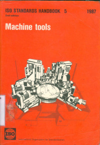 Image of ISO Standards Handbook 5: Machine Tools 2ed