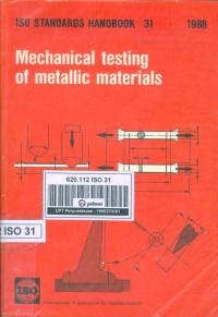 Image of ISO Standards Handbook 31. Mechanical Testing of Metallic Materials