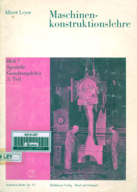 Image of Maschinenkonstruktionslehre Heft 7