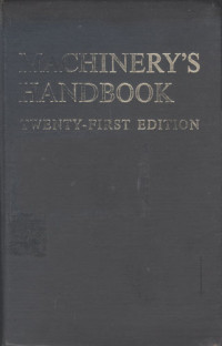 Image of Machinery's Handbook 21ed