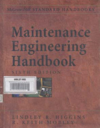 Image of Maintenance Engineering Handbook 6ed
