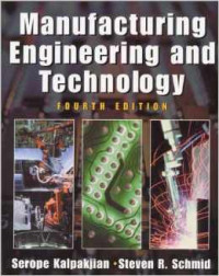 Image of Manufacturing Engineering And Technology 4ed