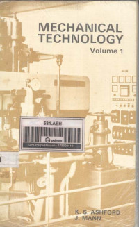 Image of Mechanical Technology volume 1