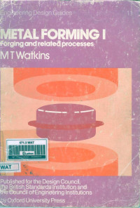 Image of Metal Forming Part 1: Forging And Related Processes