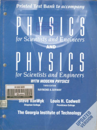 Image of Physics for Scientist And Engineers And Physics for Scientists And Engineers With Modern Physics 3ed