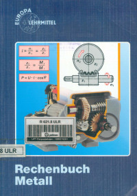 Image of Rechenbuch Metall