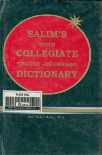 Image of Salim's Ninth Collegiate English-Indonesian Dictionary