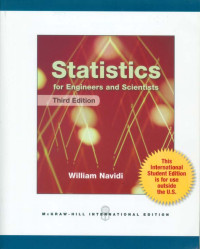 Image of Statistics For Engineers & Scientists 3ed