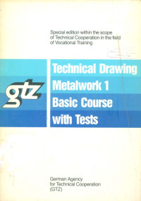 Image of Technical Drawing Metalwork 1. Basic Course With Test