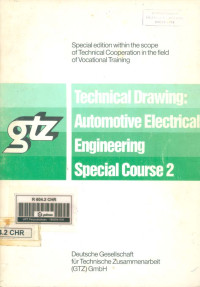 Image of Technical Drawing Automotive Electrical Engineering. Special Course 2