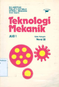 Image of Teknologi Mekanik Jilid 1